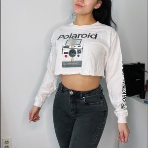 Forever 21 Polaroid crop shirt